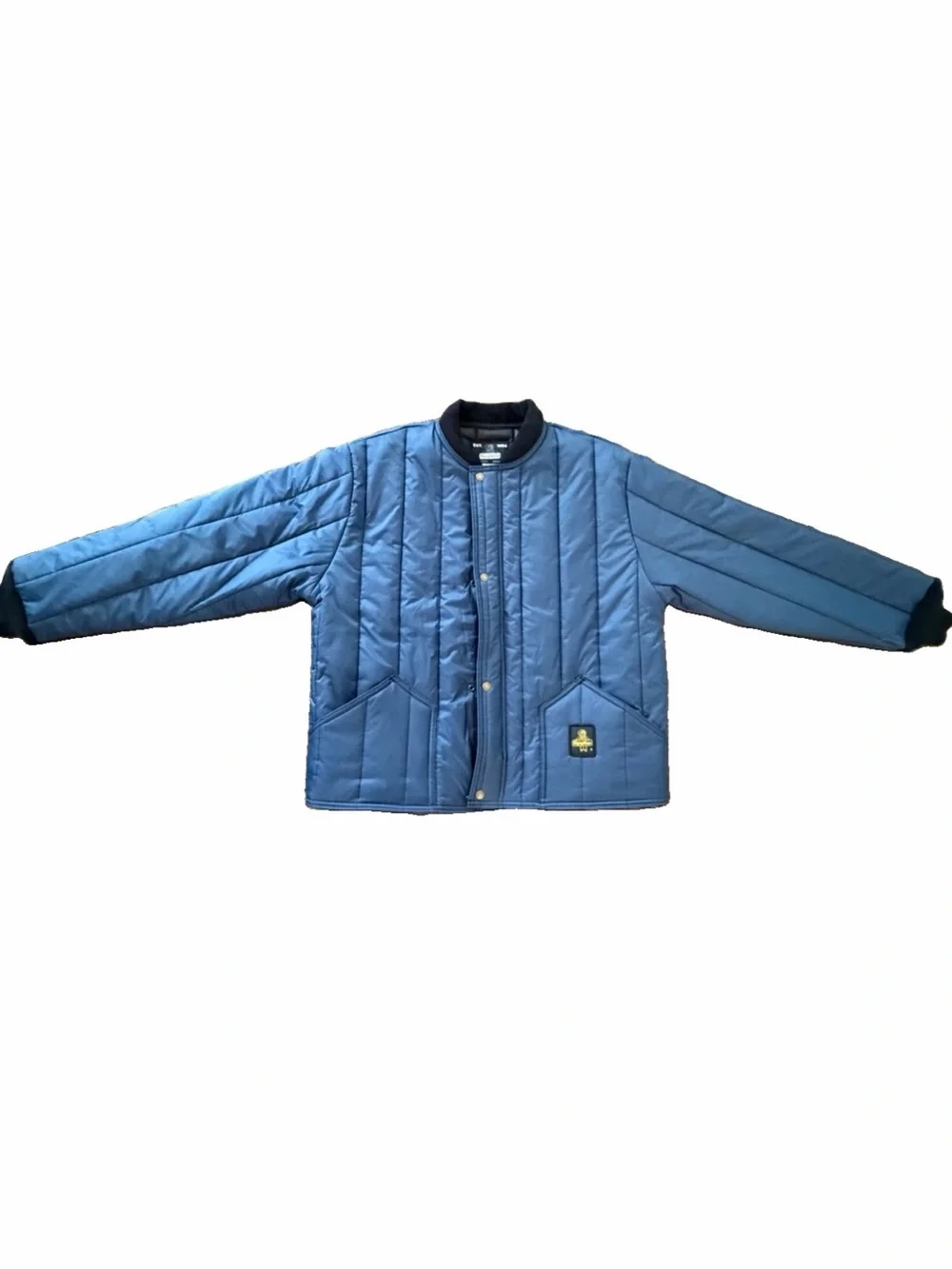 RefrigiWear Mens Jacket Navy Black Cold Storage Delivery Driver Trucker